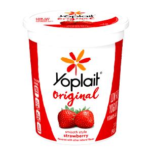 1 container (170 g) Nonfat Yogurt No Sugar Added Strawberry