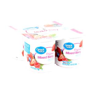 1 container (170 g) Original Mixed Berry Lowfat Yogurt