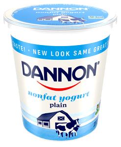 1 container (170 g) Plain Yogurt (Container)