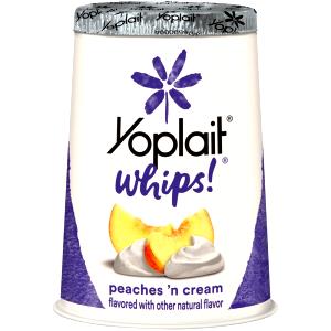 1 container (170 g) Whips! Lowfat Yogurt Mousse - Peaches 