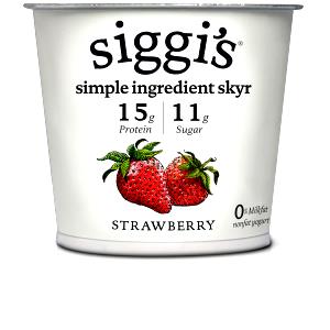 1 container (226 g) Icelandic Style Strawberry Nonfat Yogurt