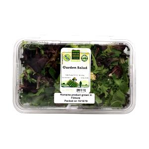 1 container (240 g) Organic Garden Salad (No Dressing)