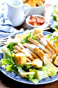 1 container (255 g) Caesar Salad with Chicken Breast