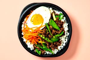 1 container (283 g) Bibimbop with Beef & Brown Rice