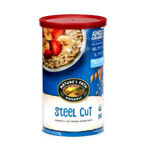 1 container (284 g) Organic Steel Cut Oatmeal