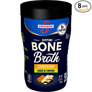 1 container (305 g) Sipping Bone Broth Chicken with Ginger & Turmeric