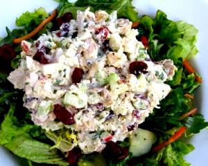 1 container (325 g) Apple Chicken Salad (No Dressing)