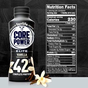 1 container (414 ml) Elite Vanilla Protein Shake