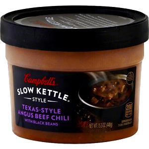 1 container (440 g) Slow Kettle Style Texas-Style Angus Beef Chili