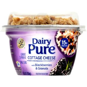 1 container (5.3 oz) Cottage Cheese with Blackberries and Granola