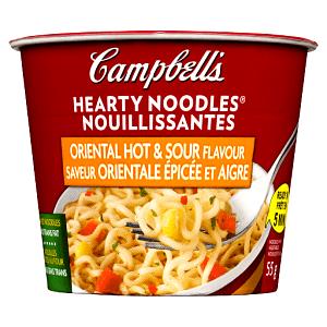 1 container (55 g) Hearty Noodles Oriental Hot & Sour