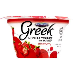 1 container (6 oz) 2X Protein Greek Yogurt - Strawberry (6 oz)