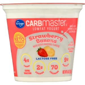 1 container (6 oz) Carbmaster Strawberry Banana Yogurt