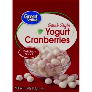 1 container (6 oz) Cranberry Fig Greek Yogurt