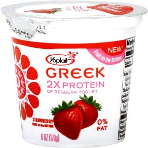 1 container (6 oz) Fat Free Fruit on the Bottom Yogurt