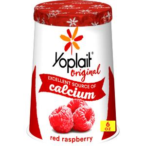 1 container (6 oz) Fat Free Raspberry Yogurt