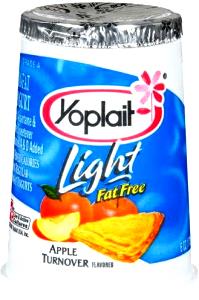 1 container (6 oz) Light Apple Turnover Yogurt