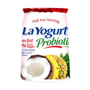 1 container (6 oz) Light Fat Free Pina Colada Yogurt