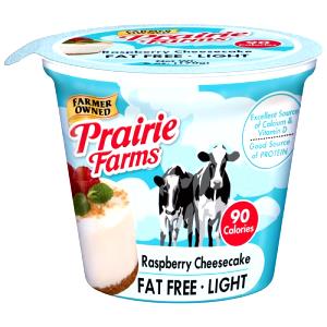 1 container (6 oz) Light Fat Free Yogurt - Raspberry Cheesecake