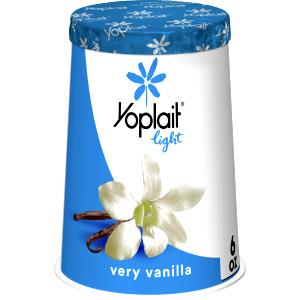 1 container (6 oz) Light Fat Free Yogurt - Very Vanilla & Key Lime Pie (Fridge Pack)