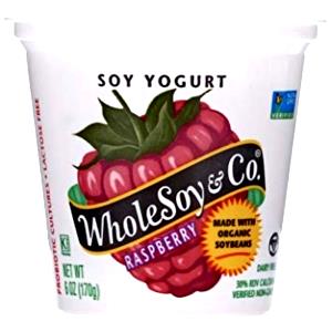 1 container (6 oz) Live Raspberry Soy Yogurt