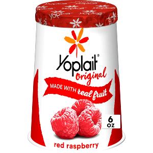 1 container (6 oz) Lowfat Yogurt - Raspberry