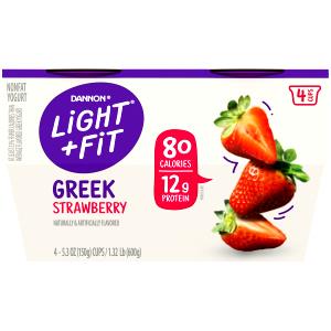 1 container (6 oz) Nonfat Strawberry Yogurt