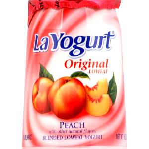 1 container (6 oz) Original Lowfat Blended Peach & Pina Colada Yogurt (Variety Pack)