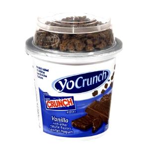 1 container (6 oz) Vanilla Yogurt with Nestle Crunch Pieces