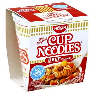 1 container (64 g) Cup Noodles Beef Flavor