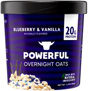 1 container (65 g) Overnight Oats Blueberry Vanilla