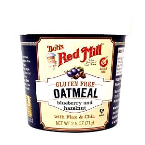 1 container (71 g) Gluten Free Oatmeal Blueberry & Hazelnut