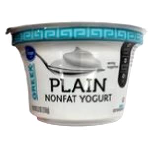 1 Container (8 Oz) Plain Yogurt (Skim Milk)