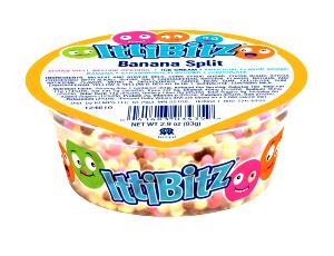 1 container (83 g) Ittibitz Banana Strawberry Flavored Chocolate Ice Cream