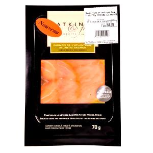 1 container (85 g) Cold Smoked Atlantic Salmon