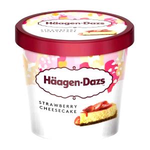 1 container (98 g) Low Fat Ice Cream Cups - Strawberry Cheesecake