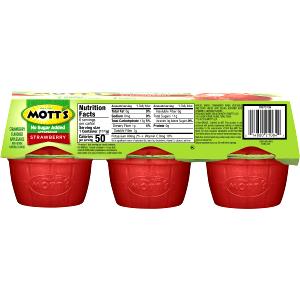 1 Container Applesauce, Strawberry