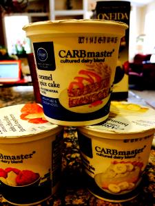 1 container CARBmaster Carrot Cake Yogurt