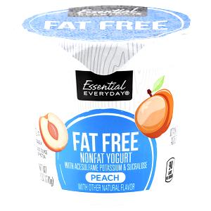 1 container Light Fat Free Peach Yogurt