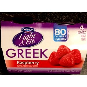 1 Container Light & Fit Nonfat, Raspberry Goji Yogurt