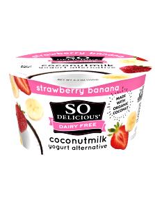 1 container Live Banana-Strawberery Soy Yogurt