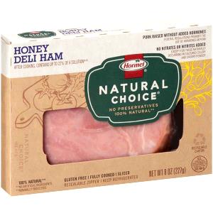 1 container Natural Choice Honey Ham & Mild White Cheddar Cheese