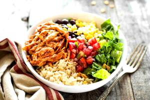 1 container Pulled Chicken Bowl