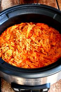 1 container Shredded Buffalo Chicken