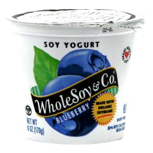 1 Container Soy Yogurt, Blueberry