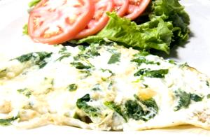 1 container Spinach and Feta Stuffed Egg White Omelet (1500)