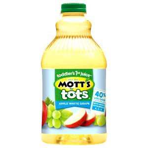 1 Container Tots Juice, Apple White Grape