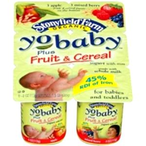 1 Container Yobaby Yogurt, Mixed Berry, Plus Iron