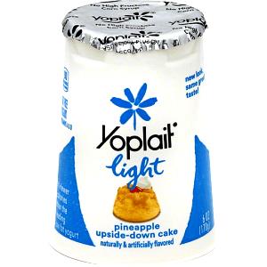 1 Container Yogurt, Light, Pineapple Upside-Down Cake