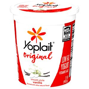 1 Container Yogurt, Light, Thick & Creamy, French Vanilla